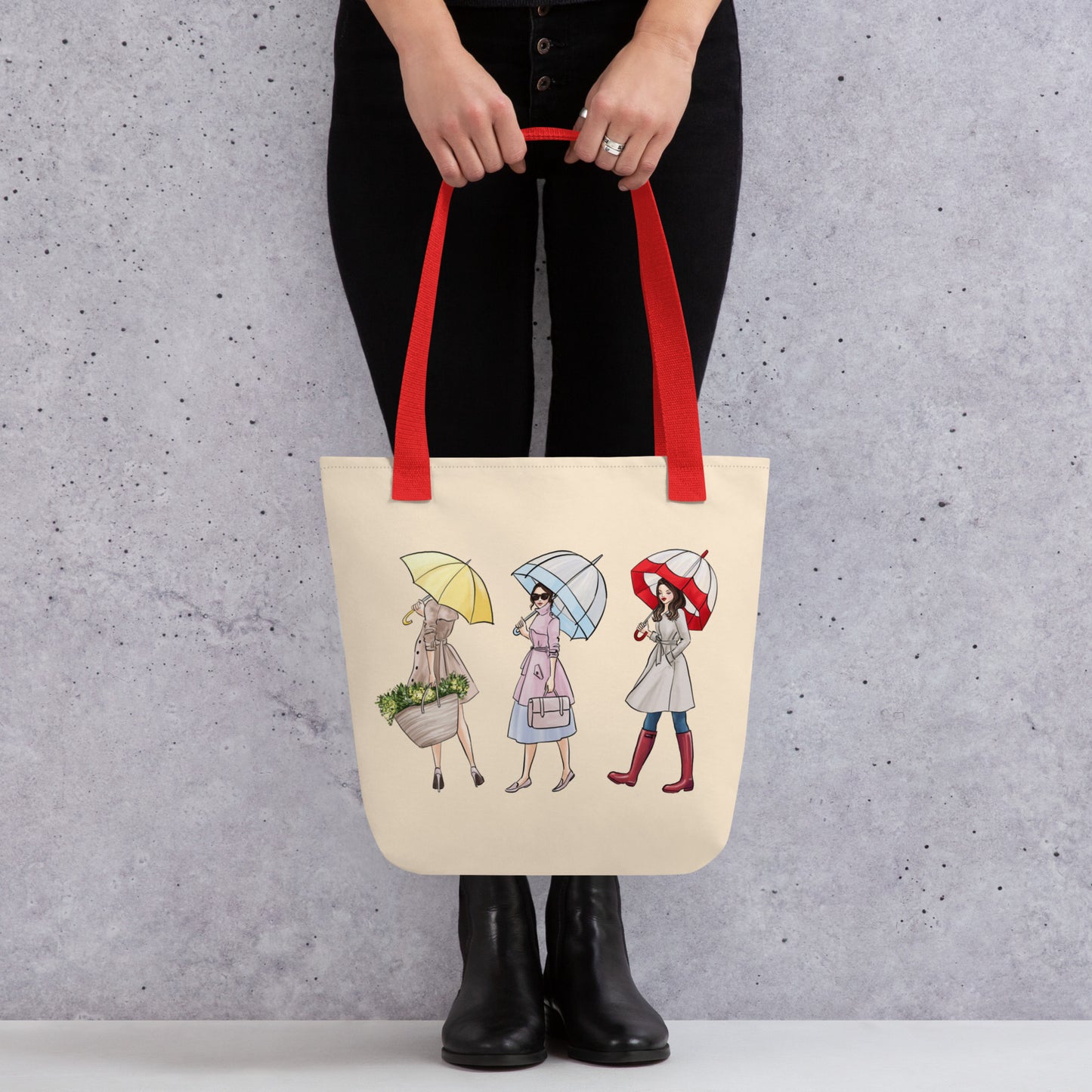 Fashionable Umbrella Parade Tote