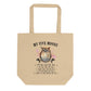Moody Owl Eco Tote Bag