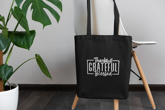 Thankful / Grateful / Blessed — Eco Tote Bag