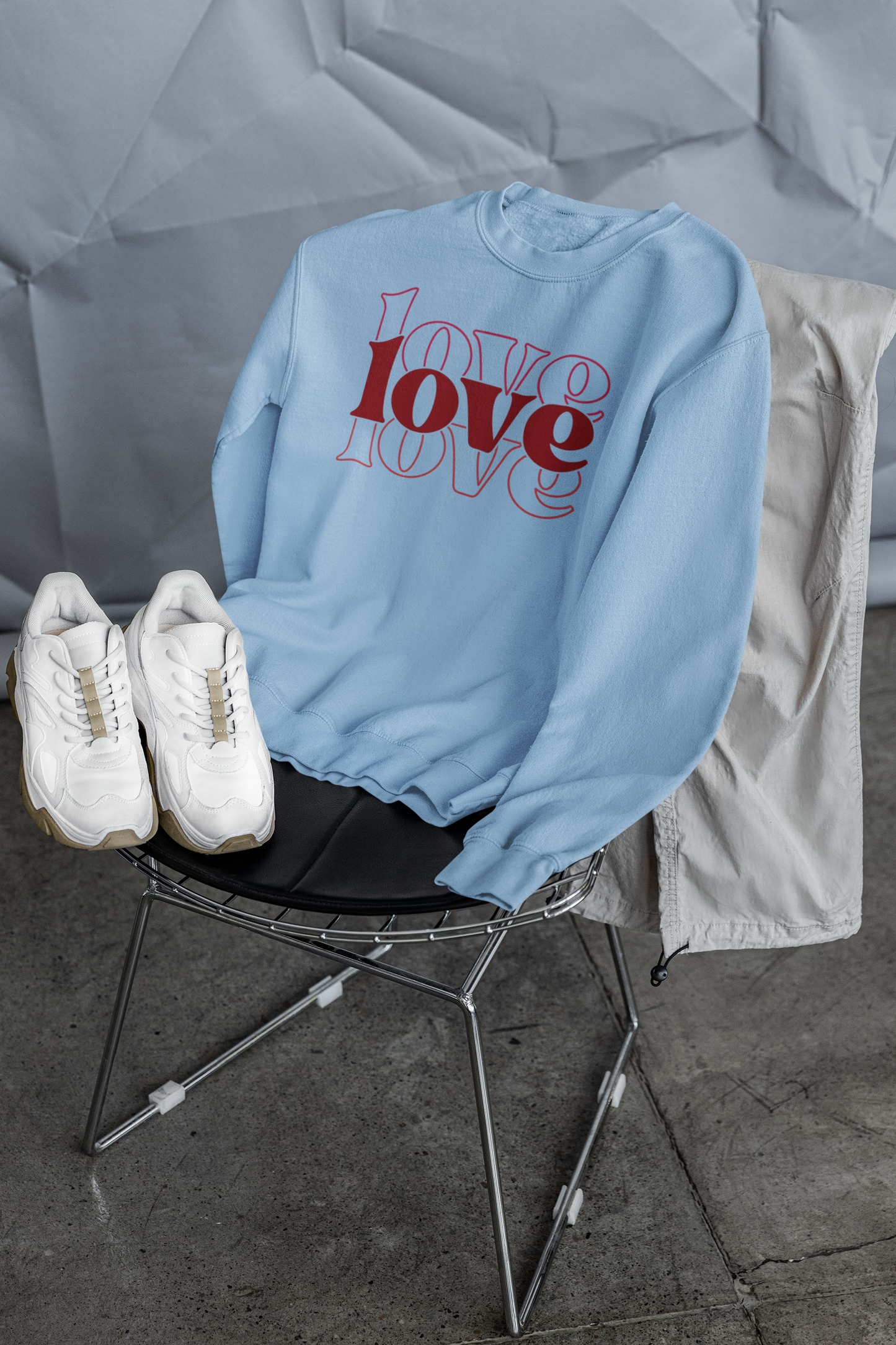 Love Stacked Unisex Sweatshirt