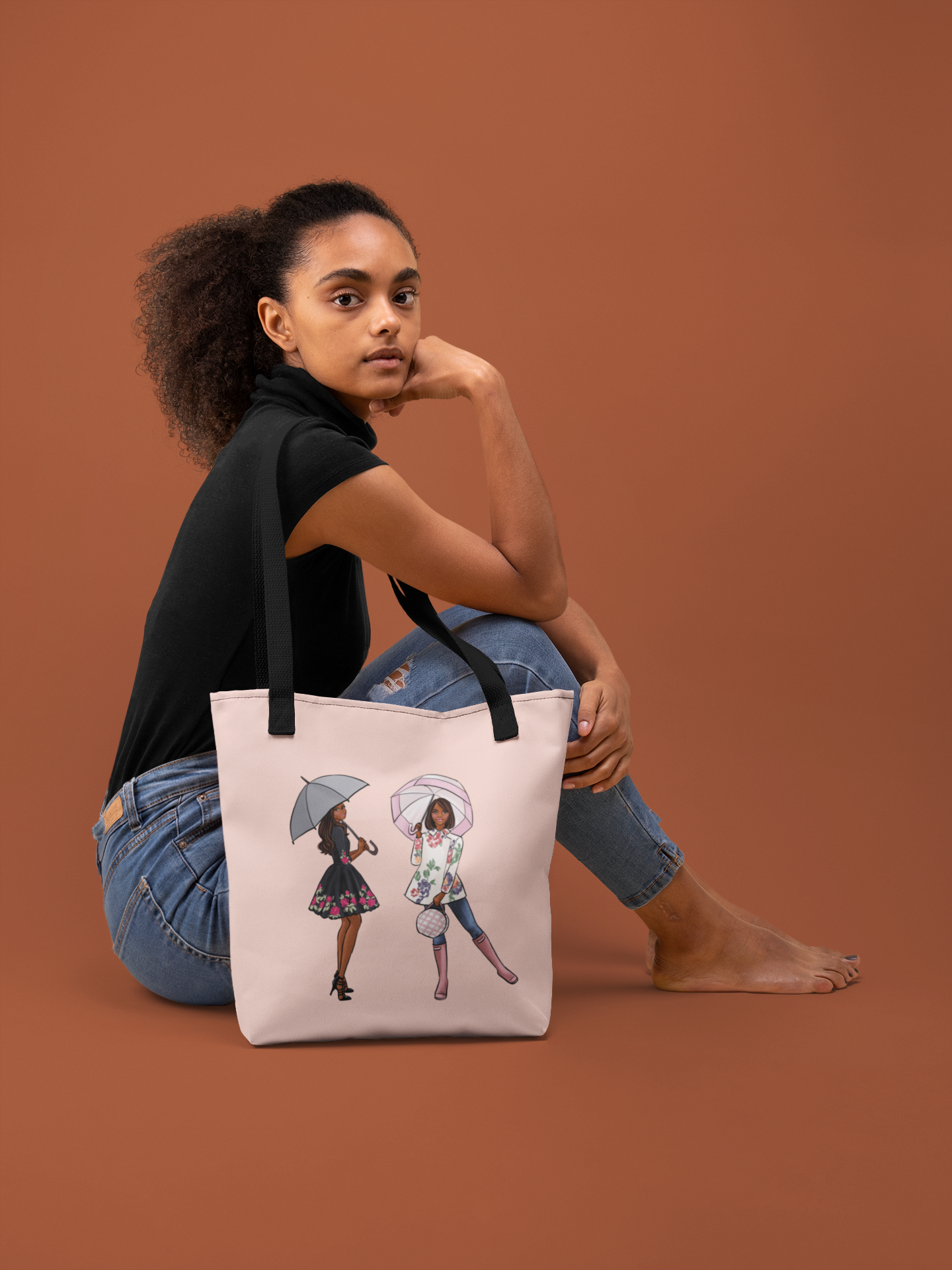 Rainy Day Elegance Tote