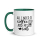 All I Need is Coffee & Cat Mug