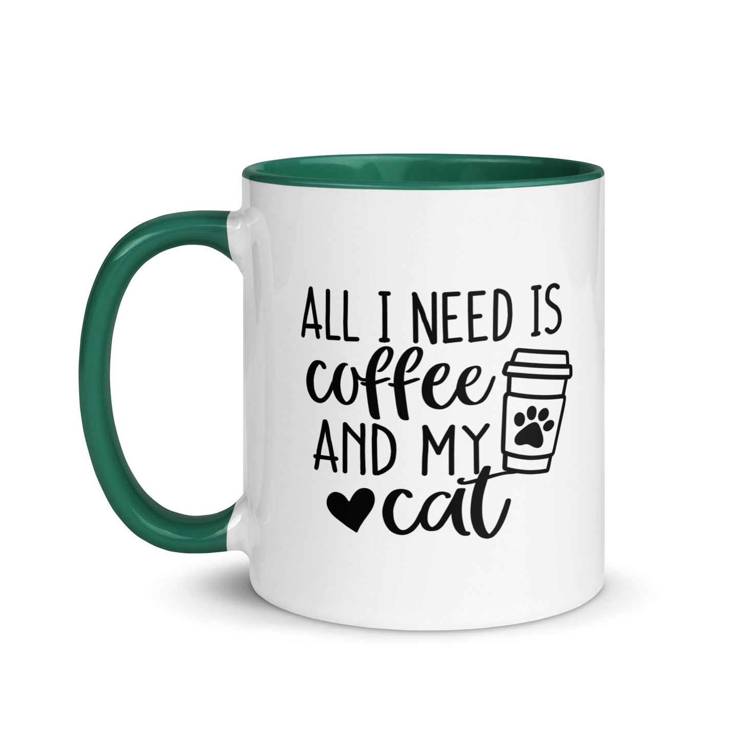 All I Need is Coffee & Cat Mug