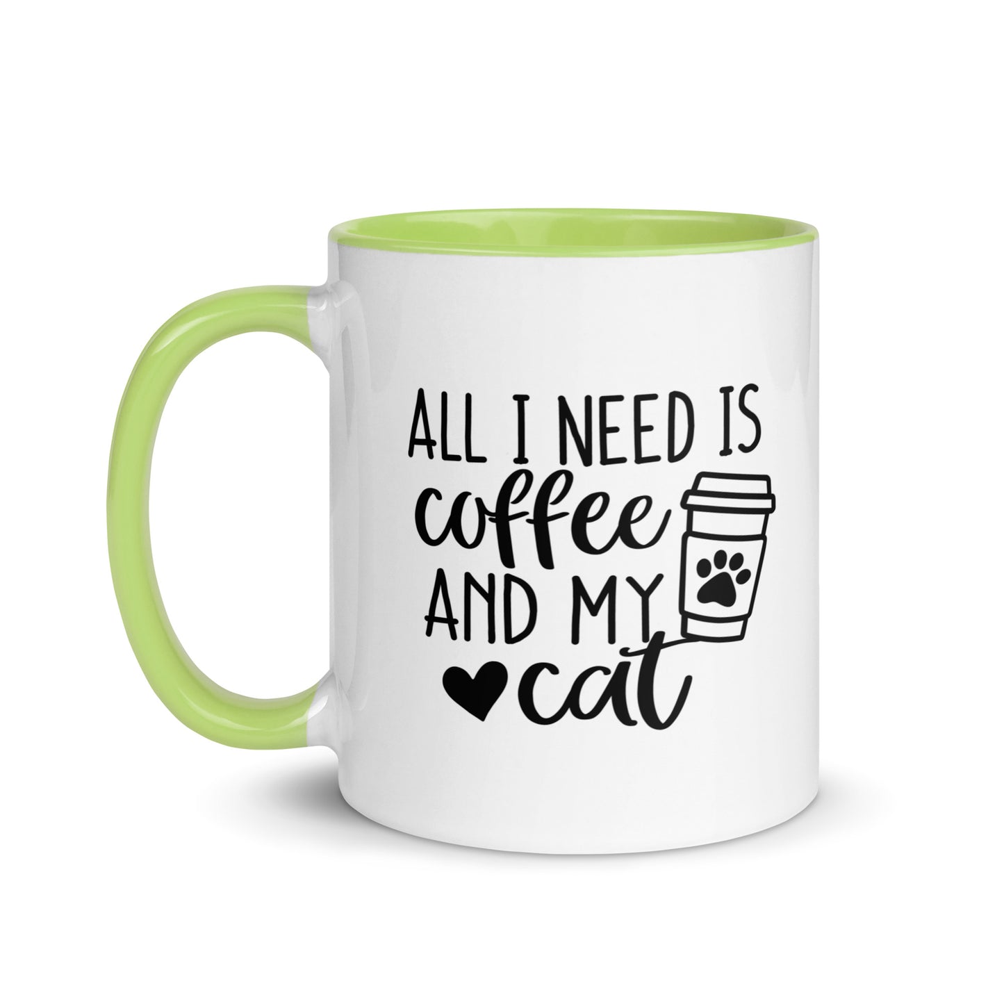 All I Need is Coffee & Cat Mug