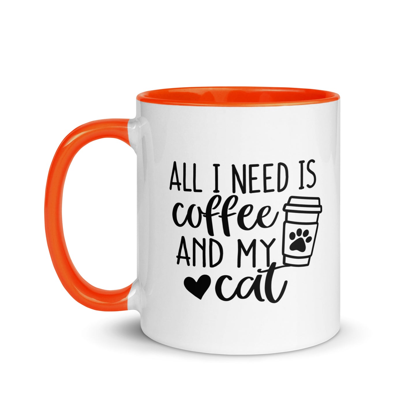 All I Need is Coffee & Cat Mug