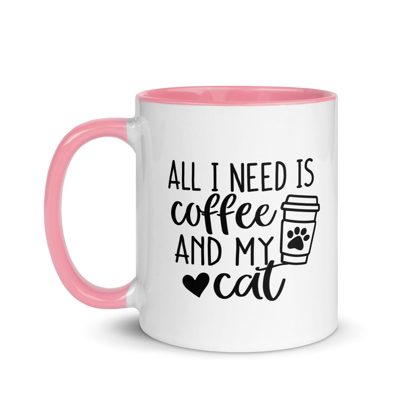 All I Need is Coffee & Cat Mug