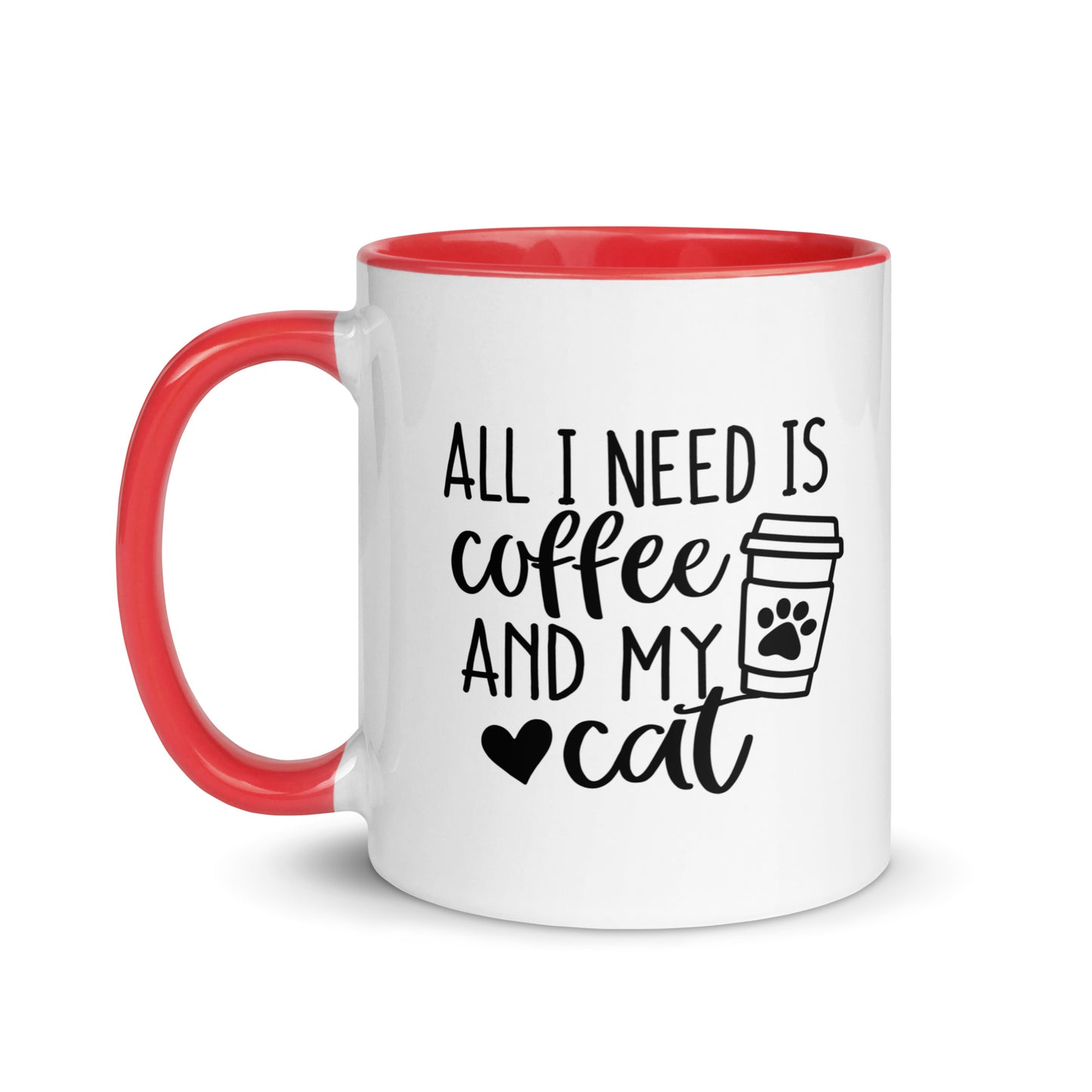 All I Need is Coffee & Cat Mug