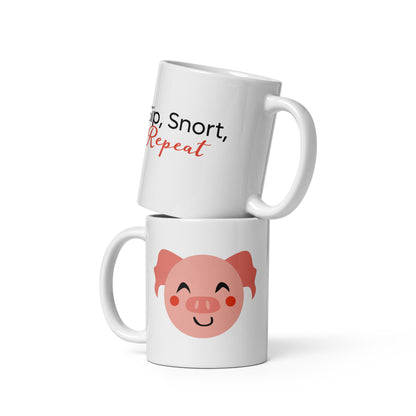 Sip, Snort, Repeat Mug