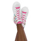 Donut Print Women’s high top canvas shoes